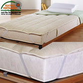 Woll - Unterbett  mit Spannumrandung